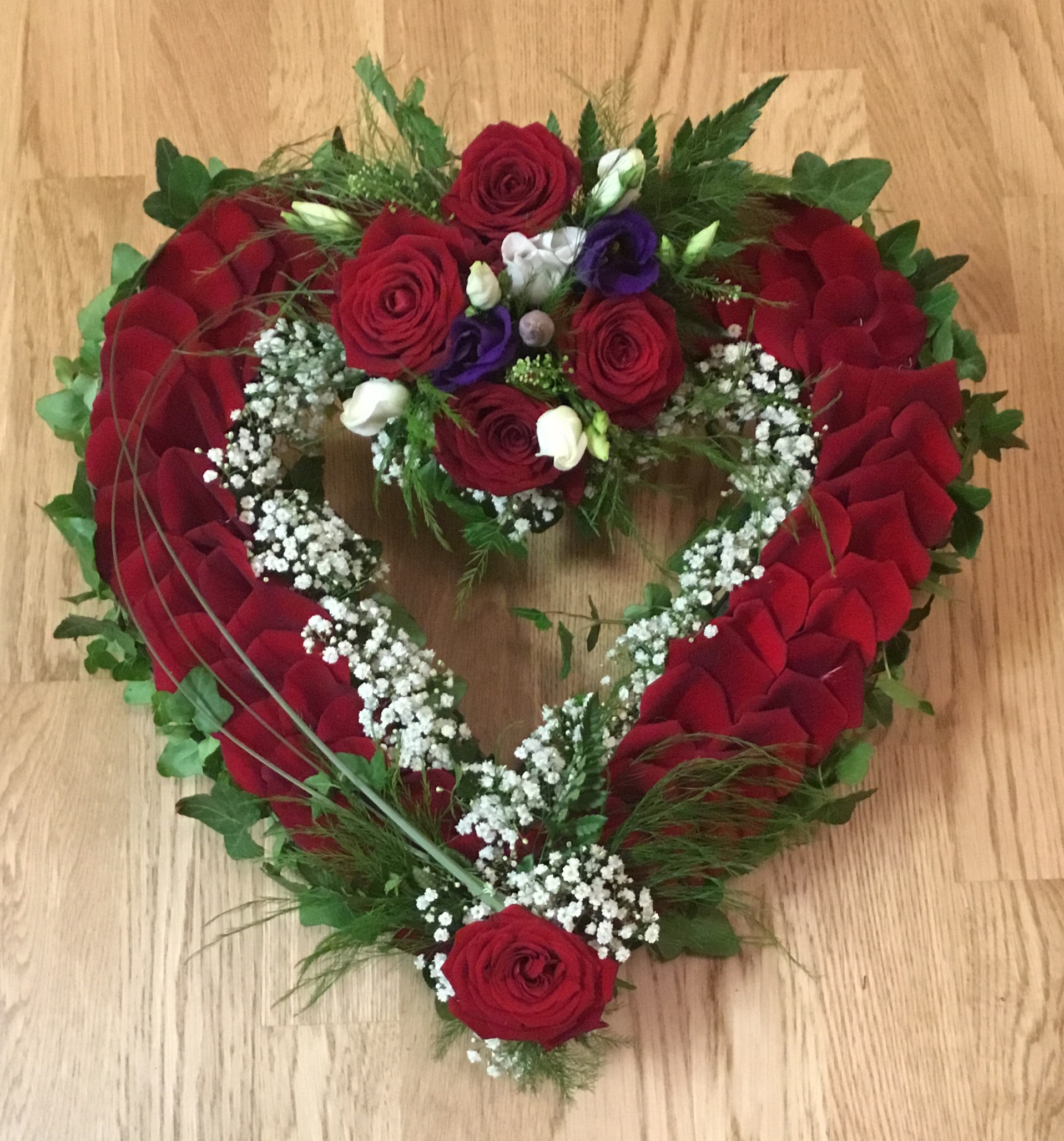 Begravningshjärta rosenblad - nr 221