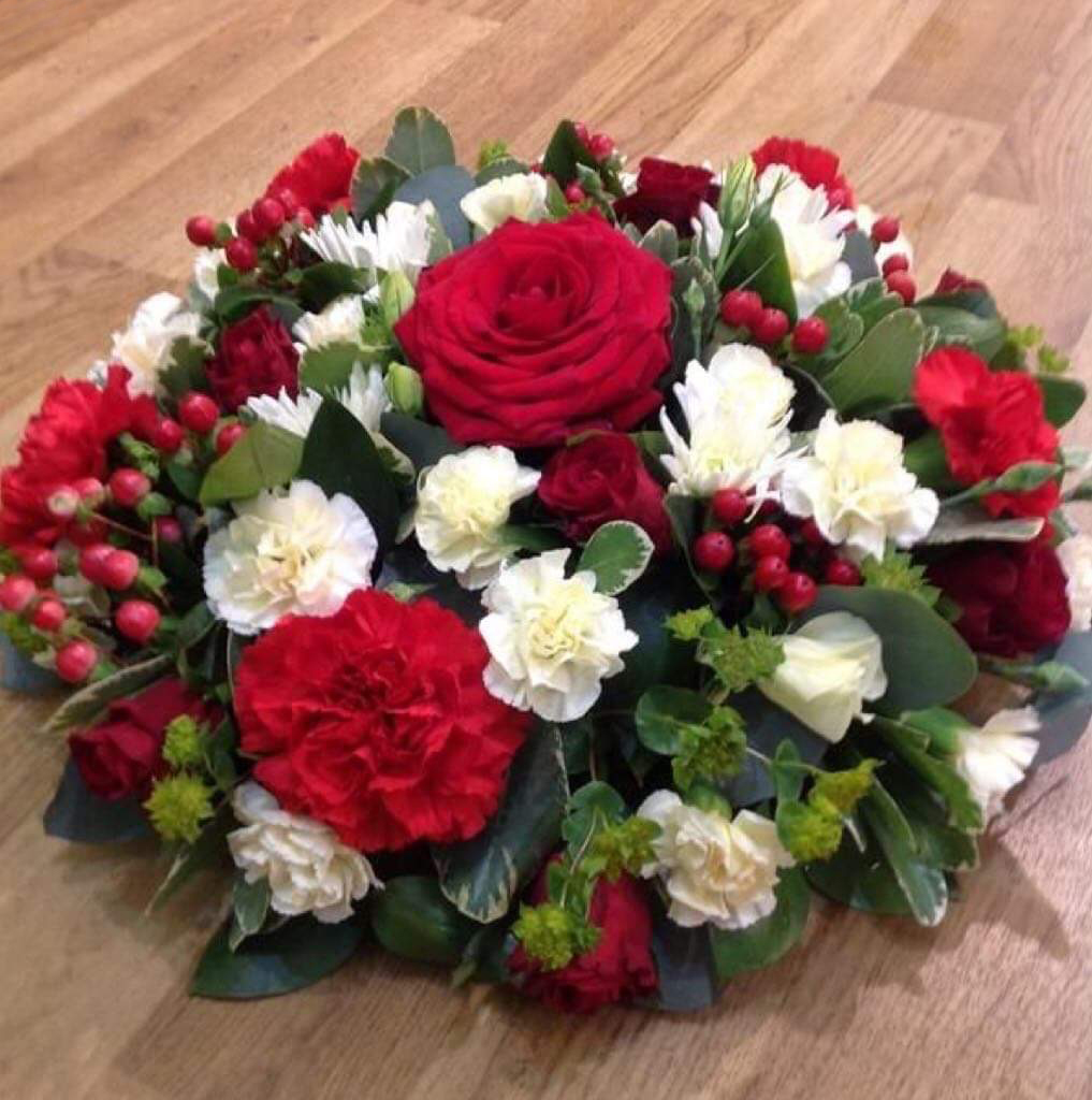 Begravningsblomma rund dekoration - nr 431