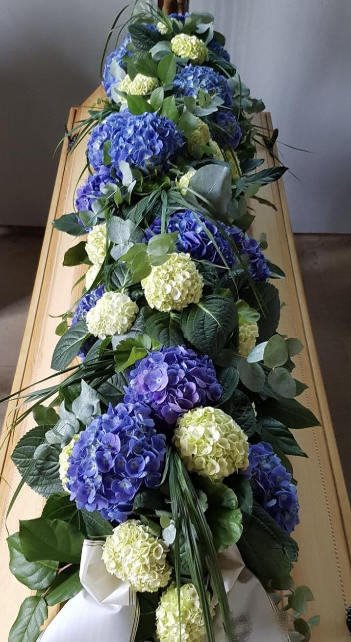 Kistdekoration med hortensia  nr 39