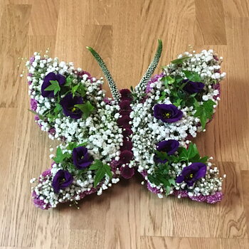 Begravningsblomma liten fjäril - nr 729