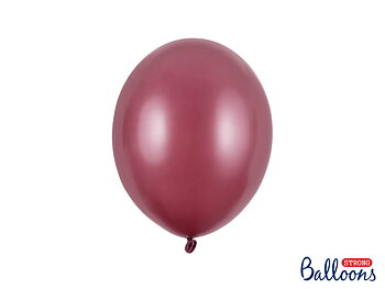 50-pack Ballonger Vinröd metallic