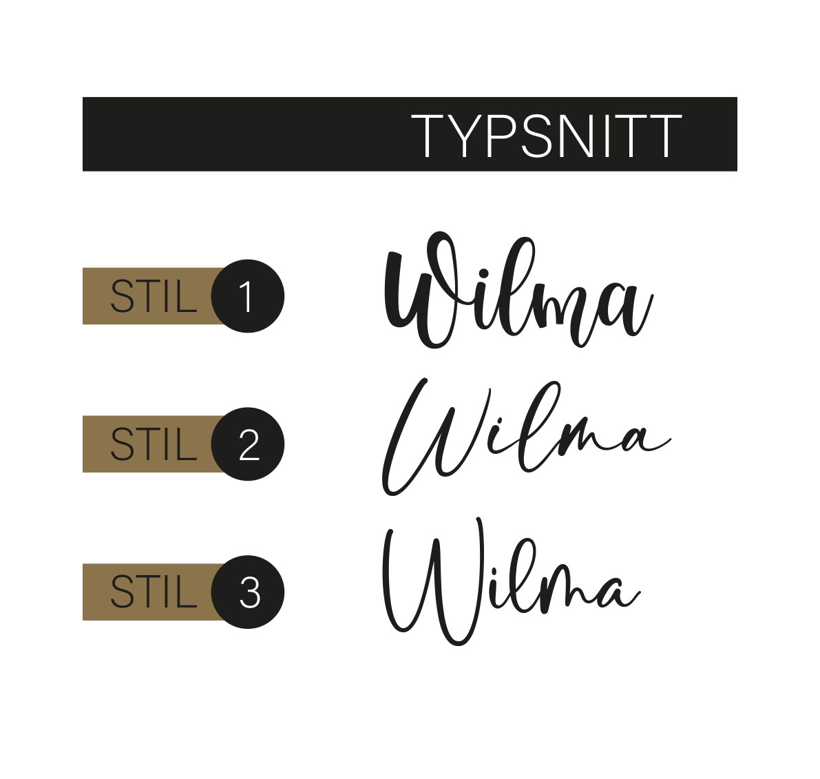 Julgranskula med namn Hjärta Vitt  - 2