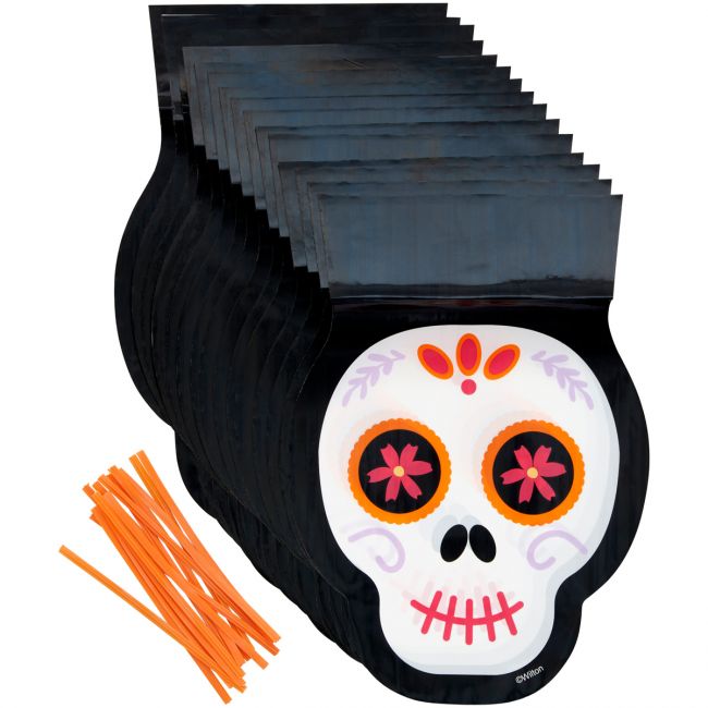 Godispåsar Halloween Dödskalle Wilton 15-pack
