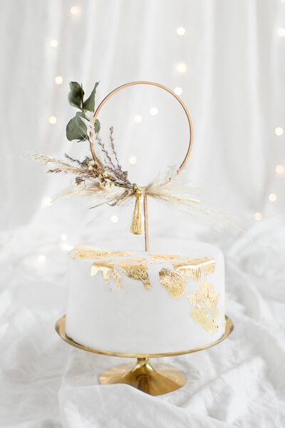 Tårtdekoration Cirkel Trä - 3