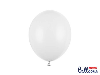 50-pack Ballonger Pastell vit 27 cm