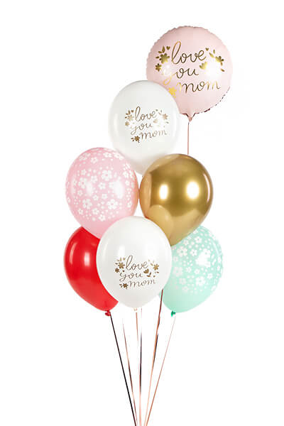 Ballongbukett Morsdag Love you Mom - 2