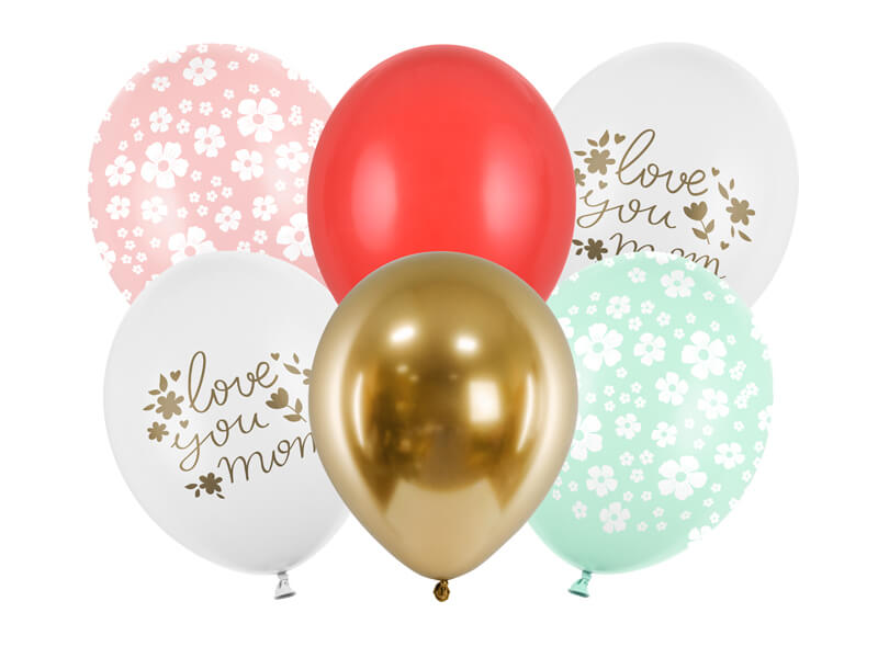 Ballongbukett Morsdag Love you Mom