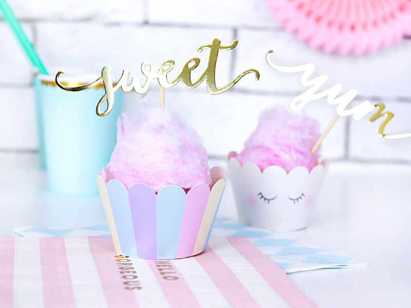 CUPCAKE WRAPPERS | unicorn | pastell färger - 2