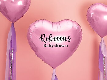 Personlig ballong med Namn Babyshower