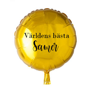 Ballong Världens Bästa med namn