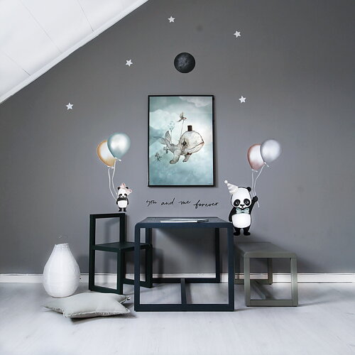 Stickstay Wallsticker Rosett Blå - 2
