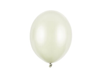 50-pack Ballonger Ivory Creme Metallic