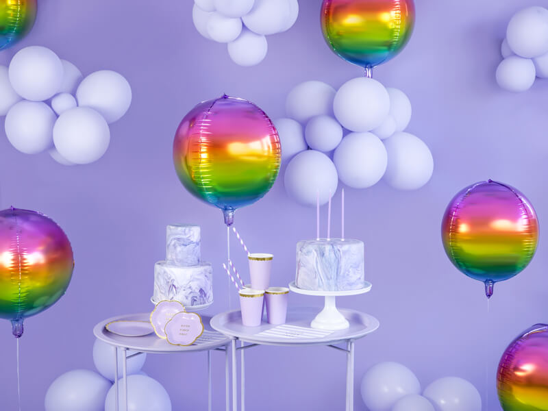 50-pack Ballonger Pastell ljuslila   - 2