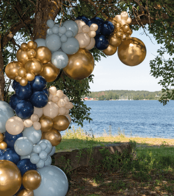Ballongbåge Lyx Blå 5 m