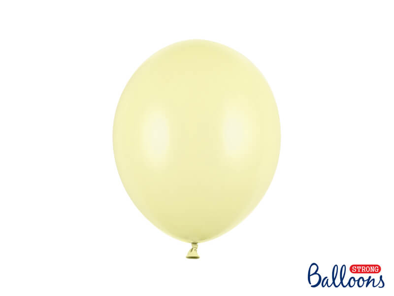 50-pack Ballonger Pastell ljusgul 