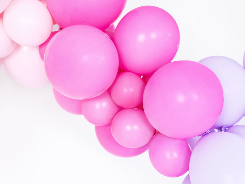 50-pack Ballonger Pastell Fuchsia  - 2