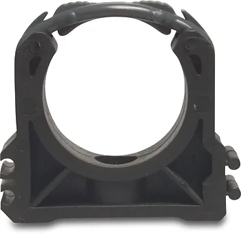 Rörklämma PP 50 mm svart type 3