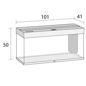 Juwel Rio 180 Akvarium LxBxH: 101x41x50cm 180 liter - 5