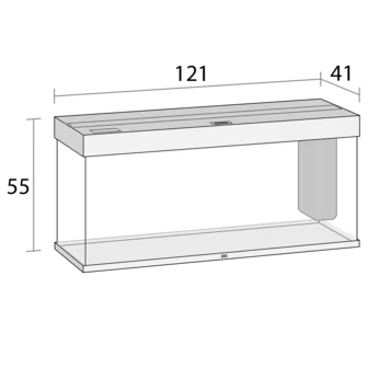 Juwel Rio 240 Akvarium LxBxH: 121x41x55cm 240 liter - 5