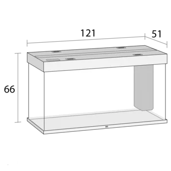 Juwel Rio 350 Akvarium LxBxH: 121x51x66cm 350 liter - 5