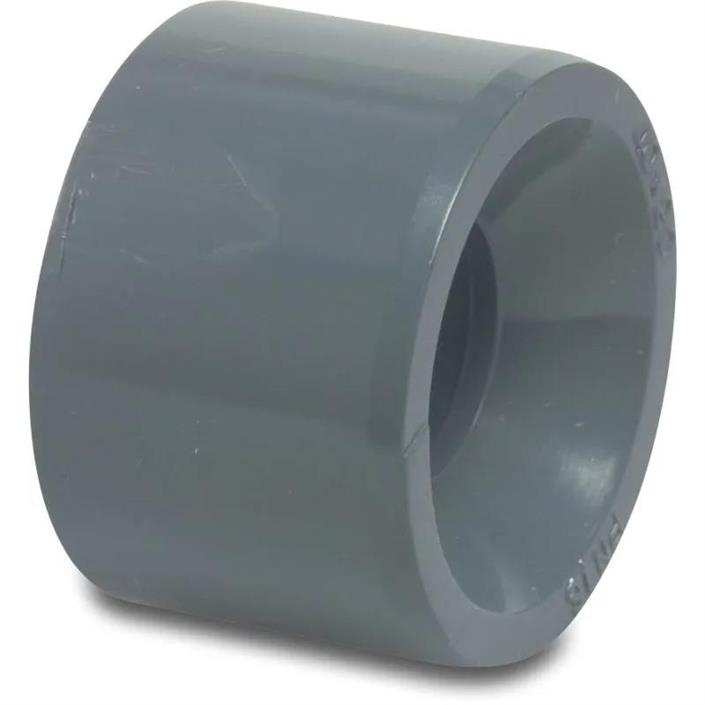 PVC-Reducering Kort Grå 50x32 mm (16 bar)