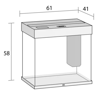 Juwel Lido 120 Akvarium LxBxH: 61x41x58cm 120 liter - 5