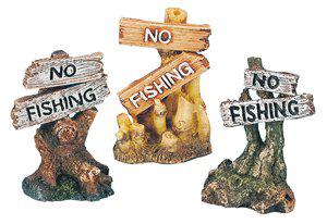 Classic No Fishing Mix Skylt Polyester 8 cm 1st