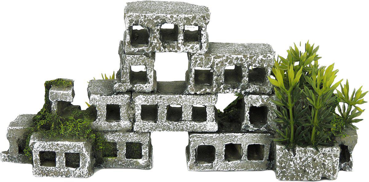 Classic Blocks With Plants M 212X62X100 mm