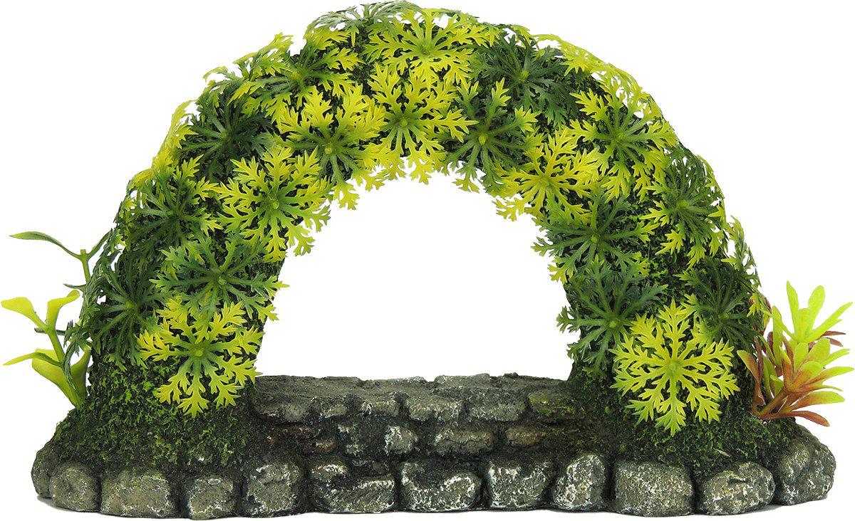 Classic Stone Arch With Plants S 195X70X115 mm
