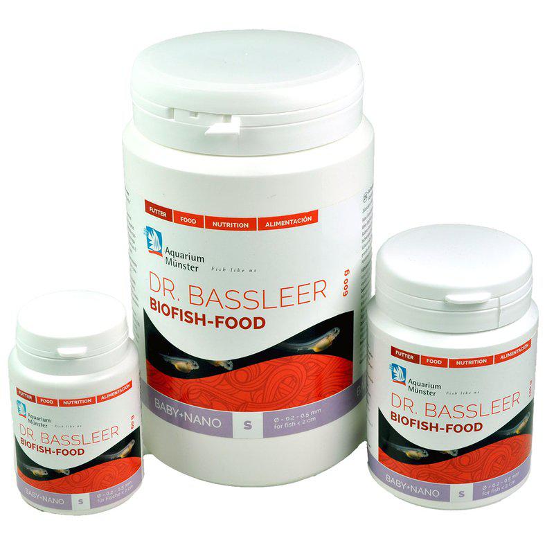 Aquarium Münster Dr. Bassleer Biofishfood Baby+nano S 60g