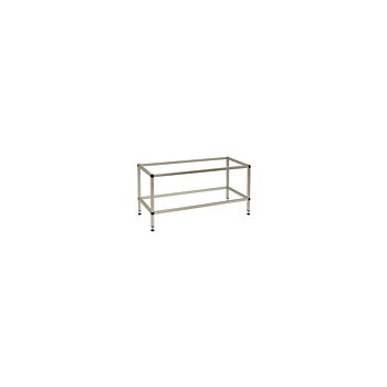 Akwaland Aluminium Bord Silver LxBxH: 60x35x53 cm