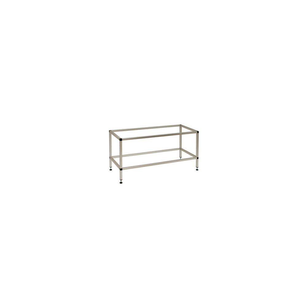 Akwaland Aluminium Bord Silver LxBxH: 75x40x53 cm