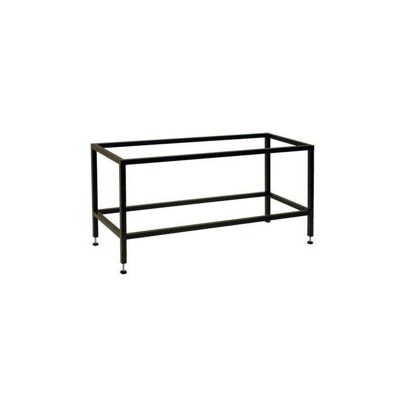 Akwaland Aluminium Bord Svart LxBxH: 150x50x48 cm