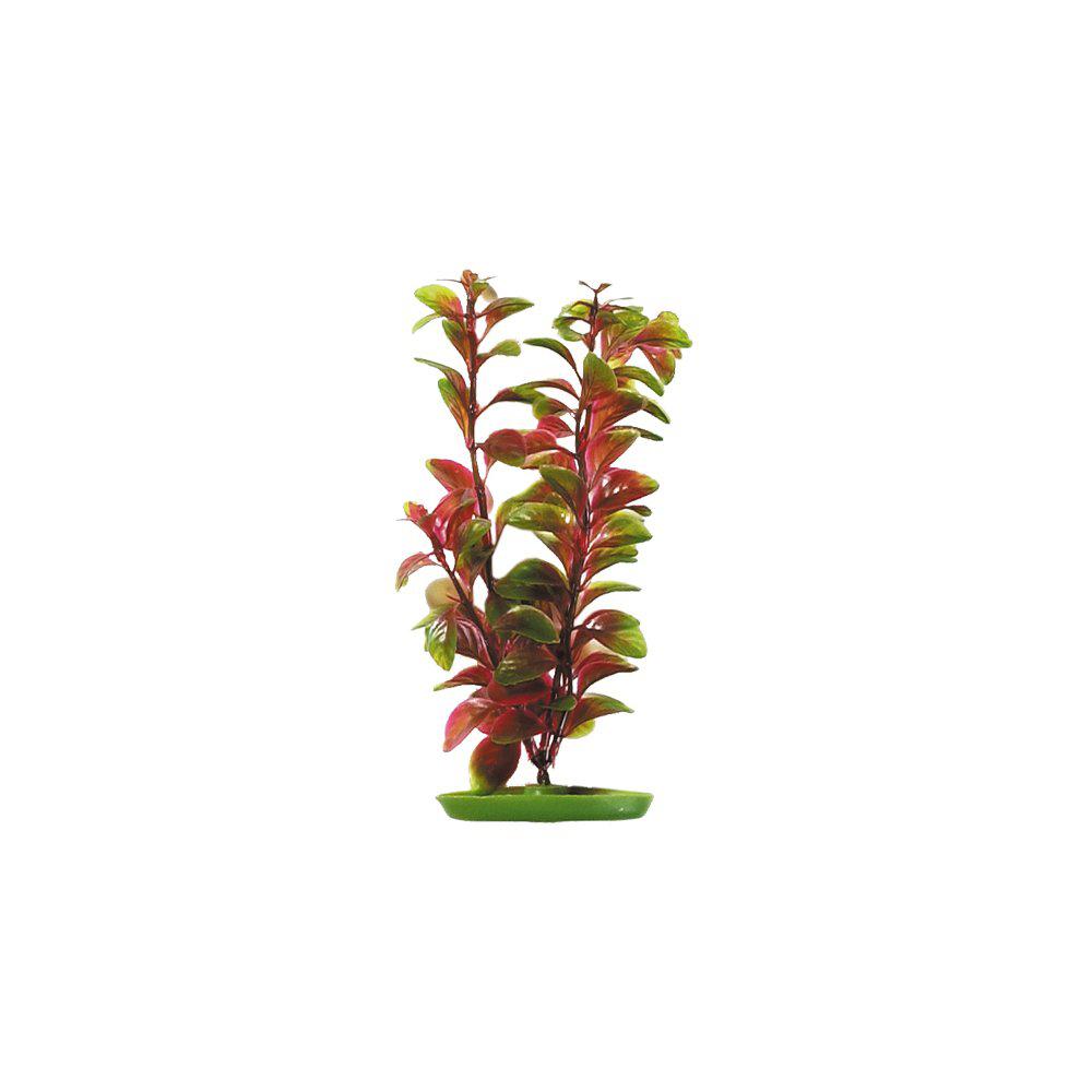Marina Plastväxt Röd Ludwigia 13cm