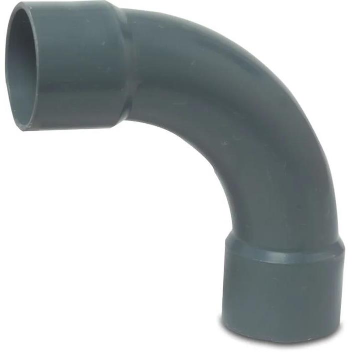 PVC-Böj 90° Grå 40 mm (10 bar)