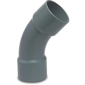 PVC-Böj 45° Grå 50 mm (16 bar)