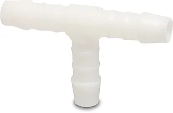 Nylon Slangkoppling T-koppling 90° 8 mm