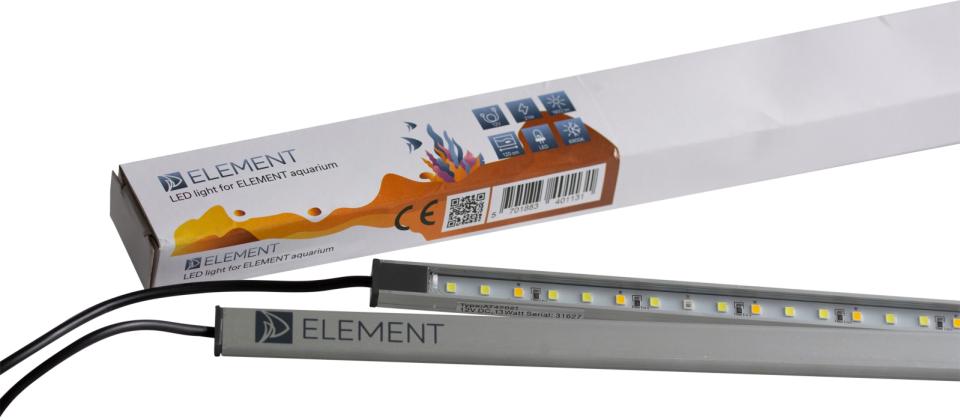 Akvastabil LED-lampa för ELEMENT-akvarium 2x21w