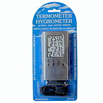 Termometer+hygrom,klocka 191