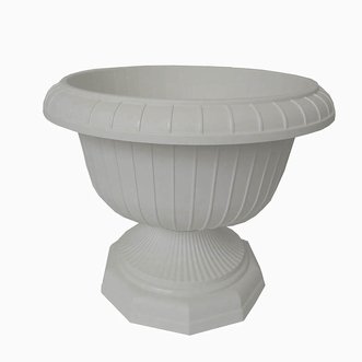 Blomurna 30 cm vit