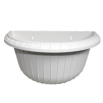 Väggampel 30x15 vit