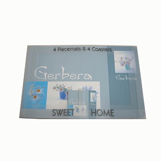 Underlägg 4-pack gerbera
