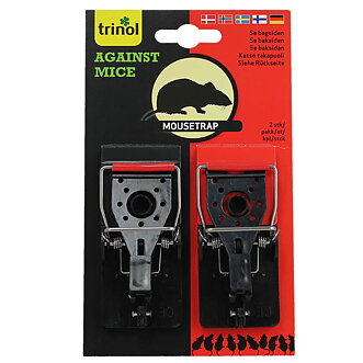 Musfälla plast 2-pack trinol