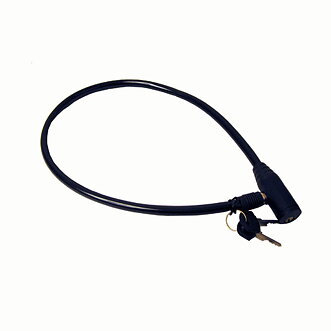 Cykellås wire med nyckel 80cm