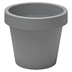 Blomkruka plast 30 cm grå