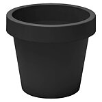 Blomkruka plast 34 cm svart