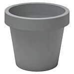Blomkruka plast 40 cm grå