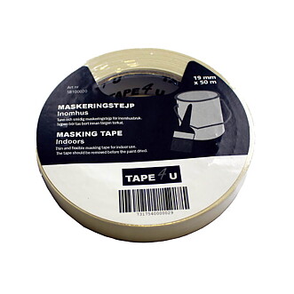 Maskeringstejp 18 mm x 50 m.