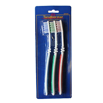 Tandborstar 3-pack