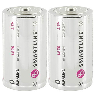Batterier Alk. LR 20 2-pack